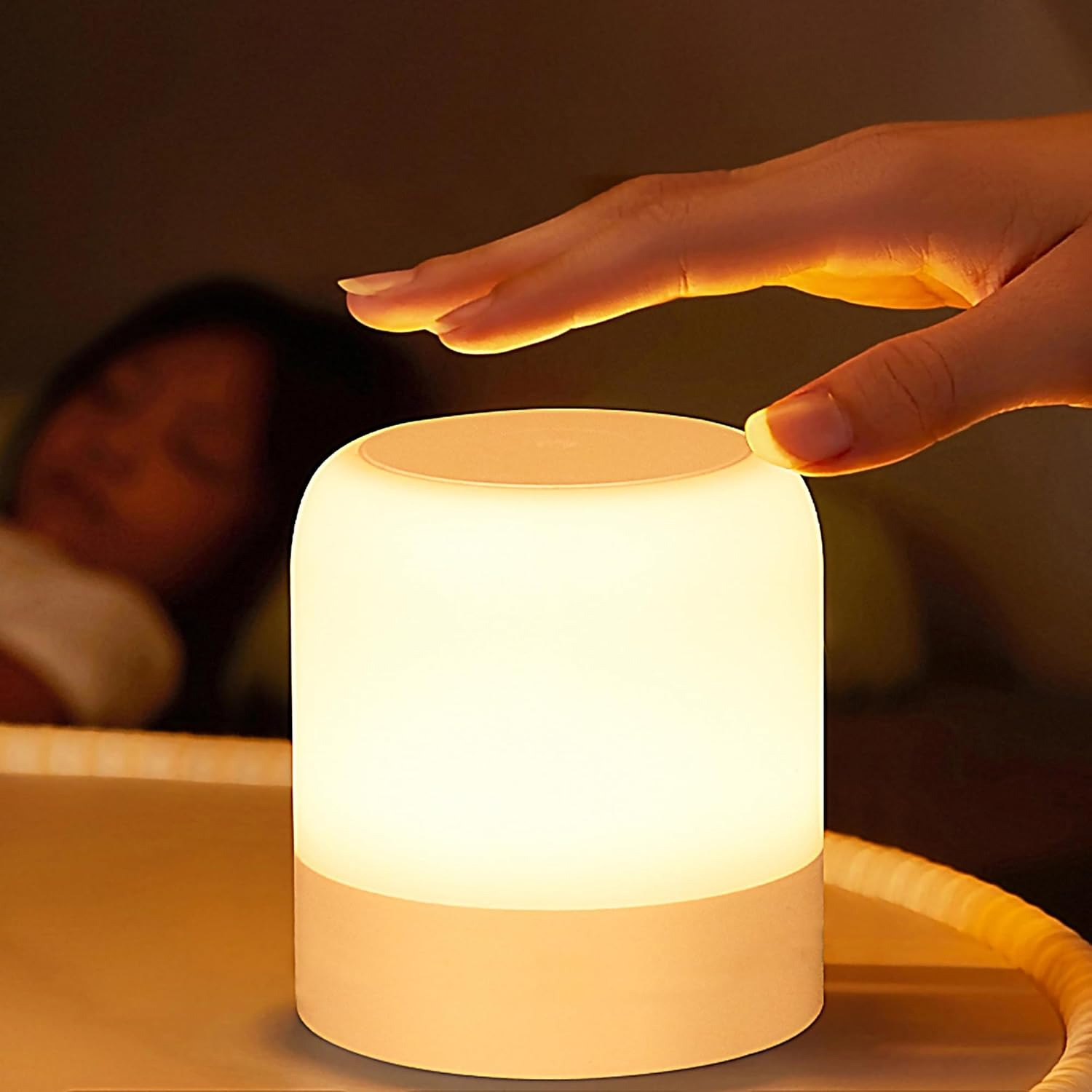Luz nocturna portátil para beb - Baby Nursery Table Lamp reseña y precio