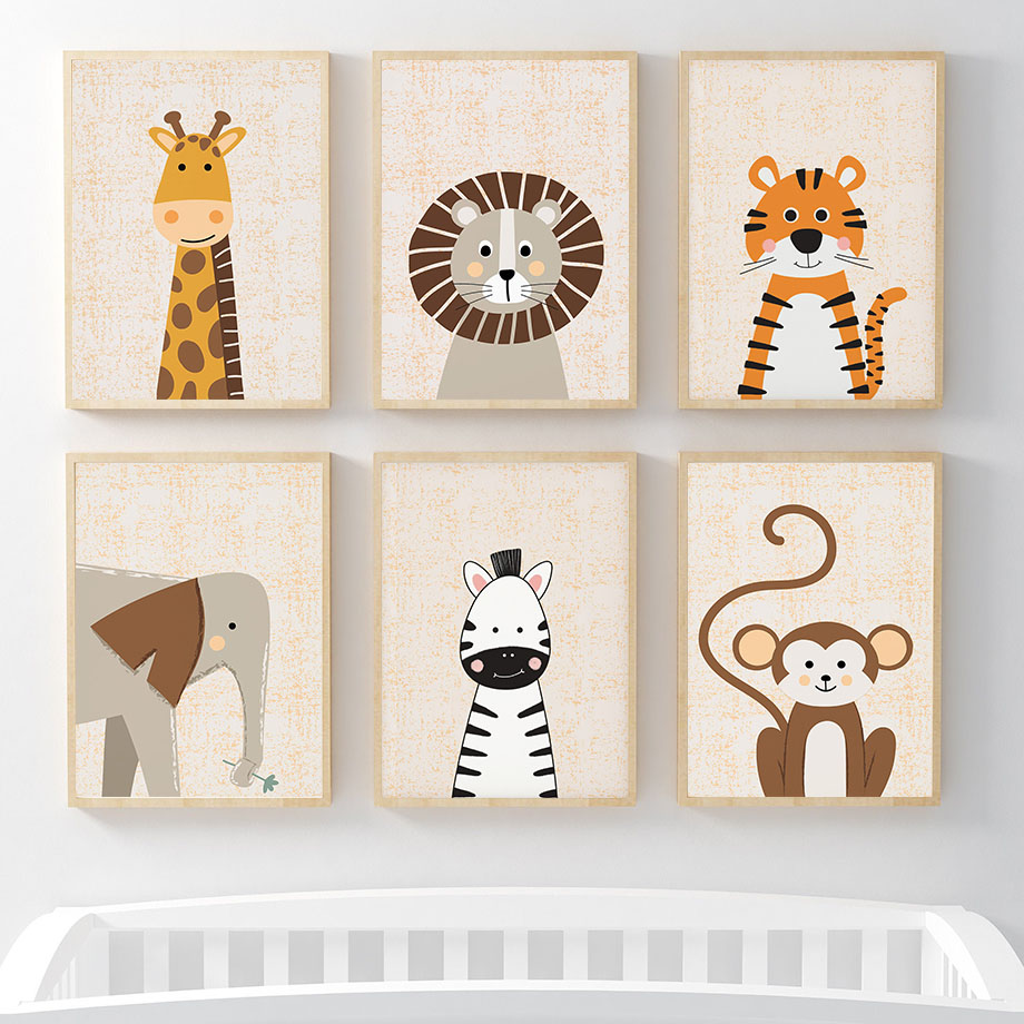Cuadro Decorativo de Pared con - Baby Nursery Elephant reseña y precio