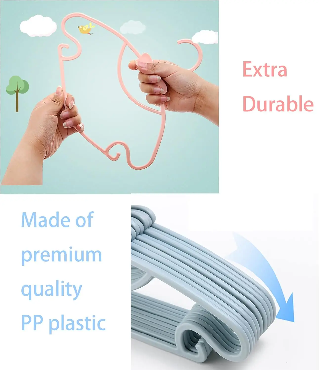 Perchas de Plástico para Ropa  - Baby Nursery Uniform reseña y precio