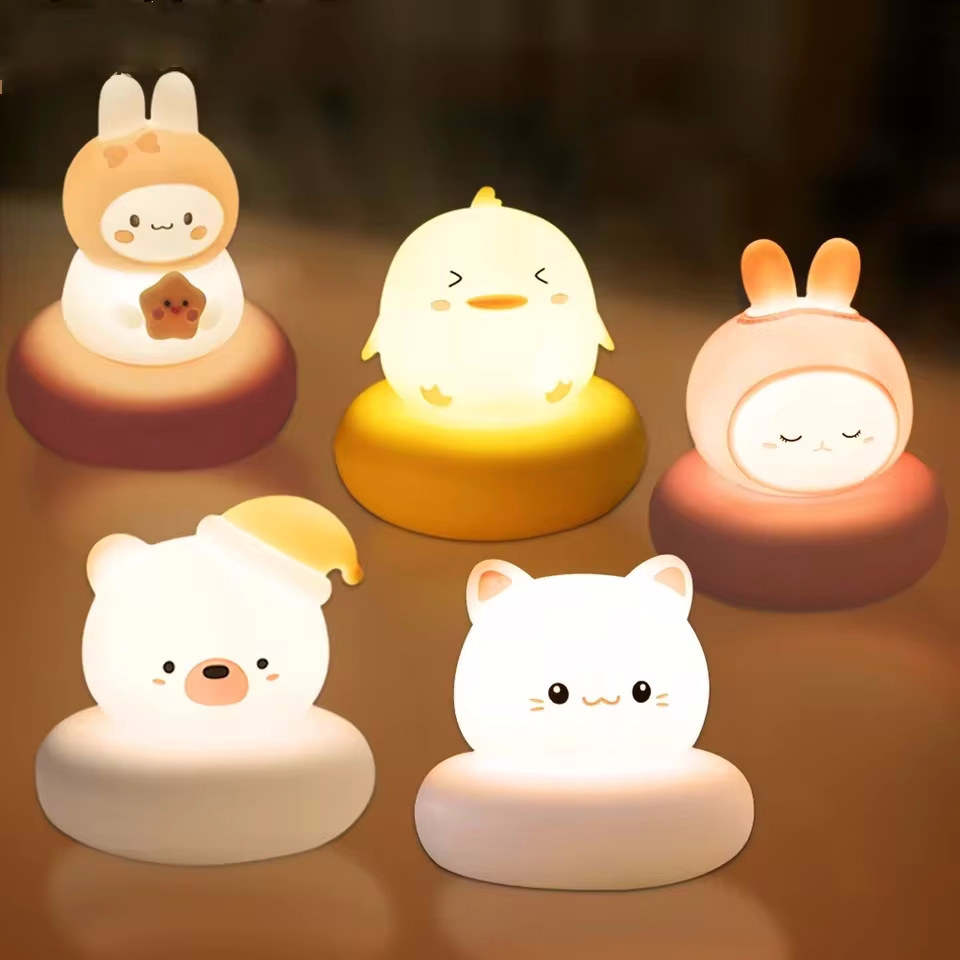 Bonita luz nocturna de animale - Baby Nursery Table Lamp reseña y precio