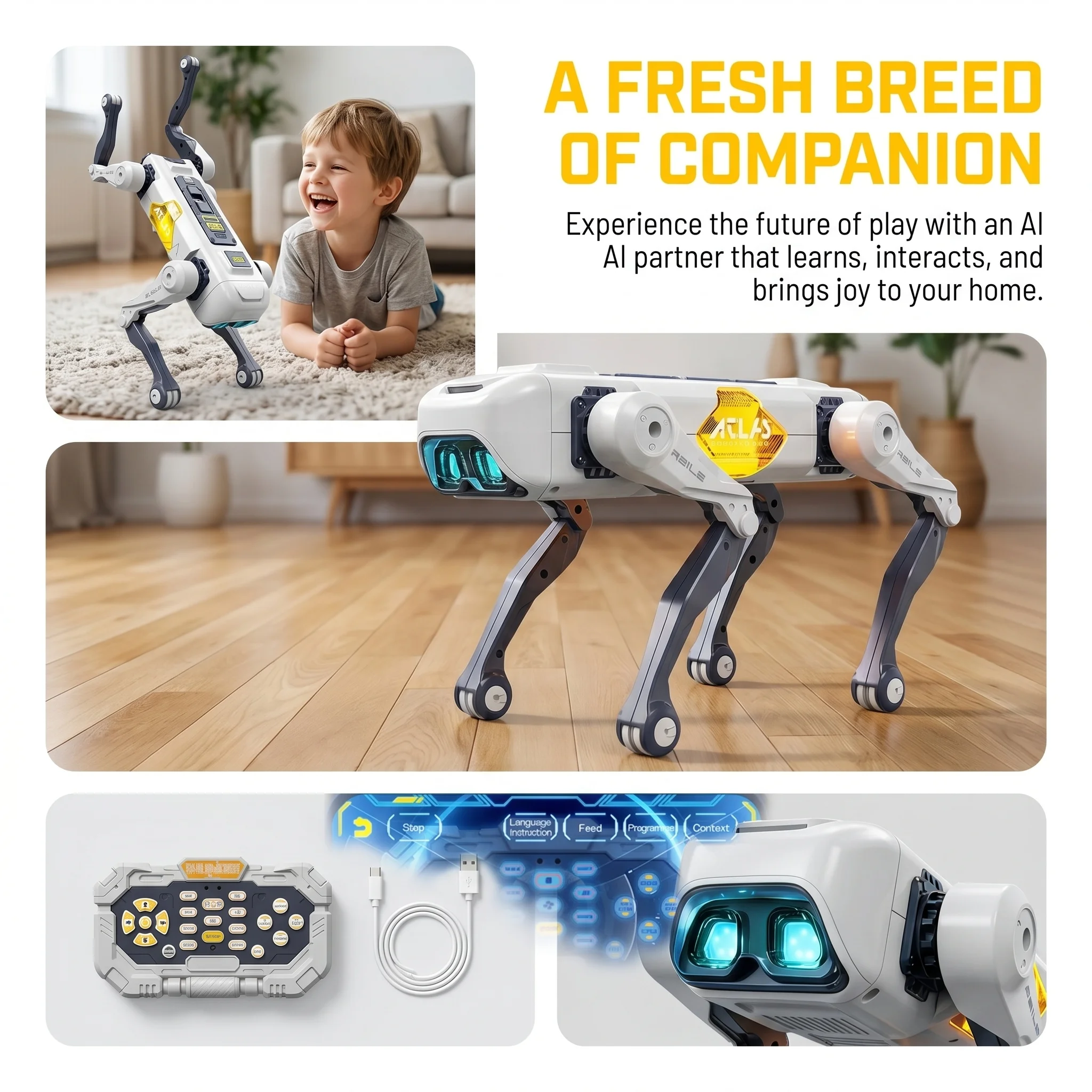 Perro Robot Inteligente con IA - Baby Nursery Gifts reseña y precio