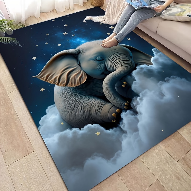 Alfombra de elefante de ensueñ - Baby Nursery Elephant reseña y precio