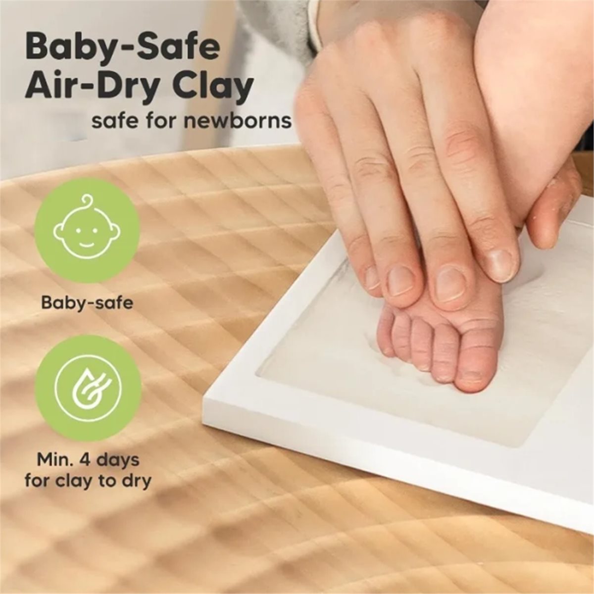 Kit de Recuerdo de Huellas de  - Baby Nursery Essentials reseña y precio