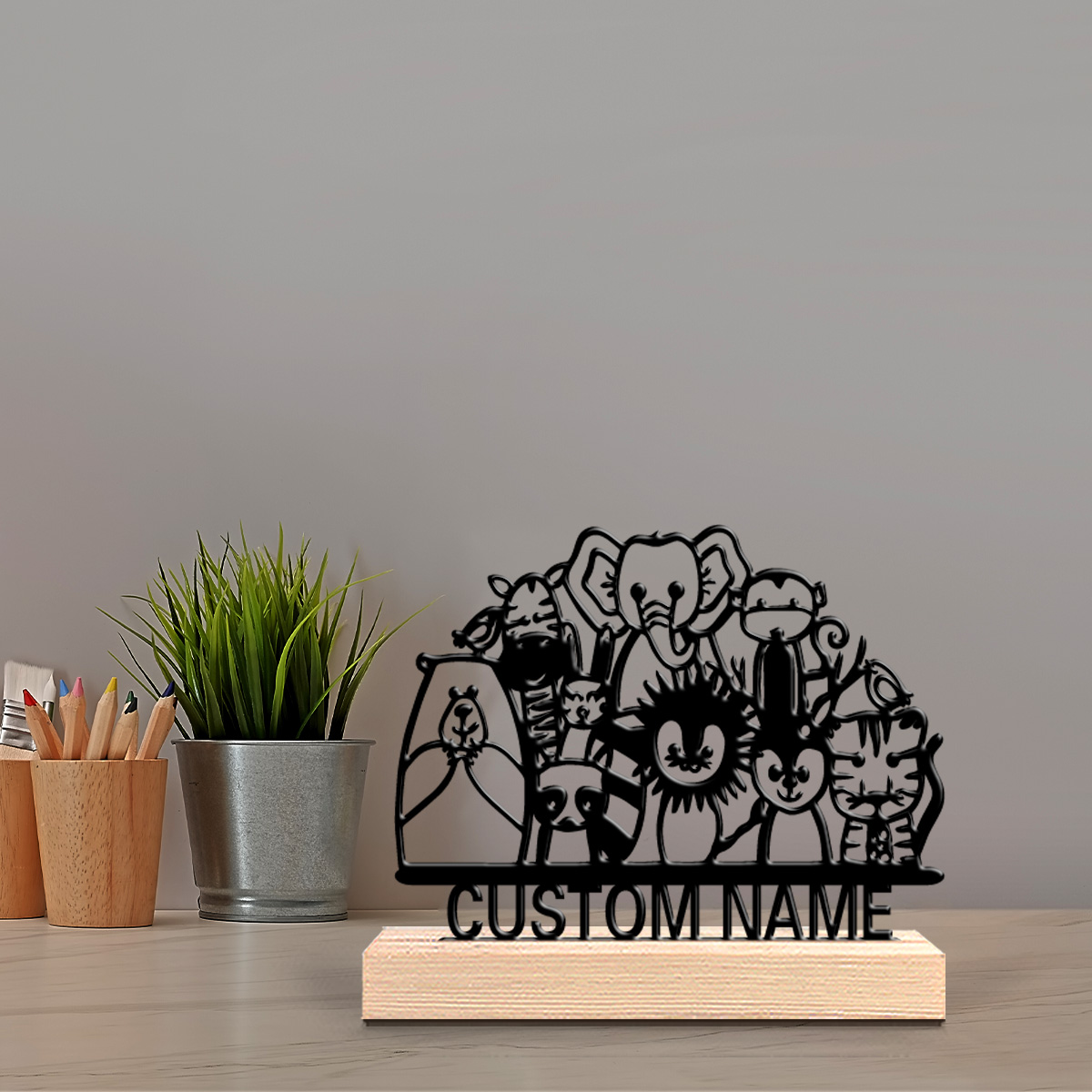 1 pieza de decoración personal - Baby Zoo Nursery reseña y precio