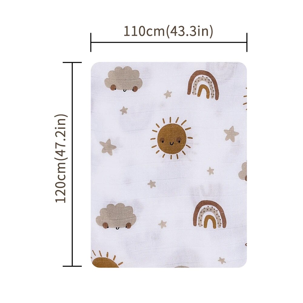 Manta envolvente de muselina d - Baby Nursery Essentials reseña y precio